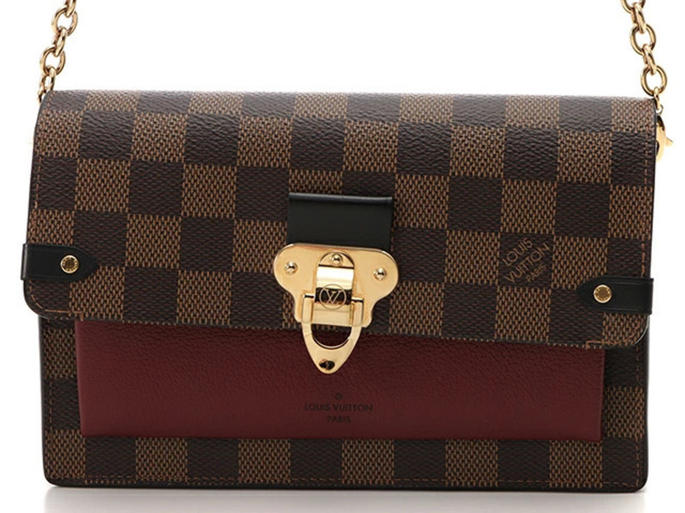 LOUIS VUITTON Portefeuille Vavin Chain Damier Bag YI